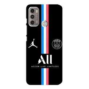 Чохли PSG для Motorola MOTO G60 (AlphaPrint) (футболка ПСЖ)