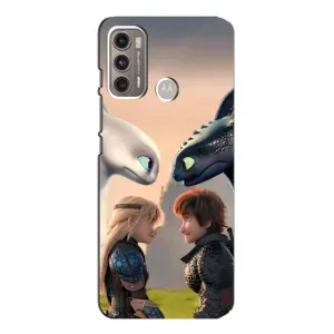 Чохол з принтом «Гикавка і Астрід» для Motorola MOTO G60