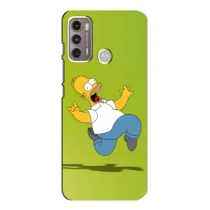 Чjхол з Сімпсонами для Motorola MOTO G60 (VPrint) (Гомер Сімпсон)