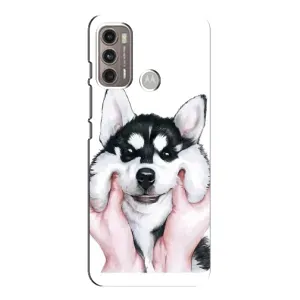 Чехол с Хаски для Motorola MOTO G60 - (AlphaPrint)