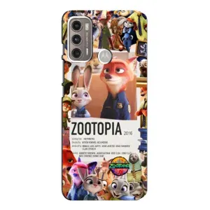 Чохол Зоотрополіс на Motorola MOTO G60 (Постер Зоотрополіс)
