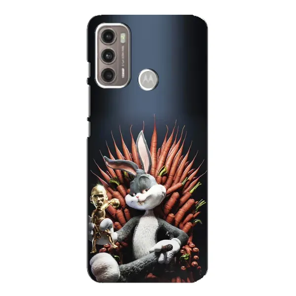 Чехол с принтом «Король Кролик» для Motorola MOTO G60