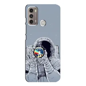 Чохол NASA для Motorola MOTO G60 (AlphaPrint) (Космонавт фото)