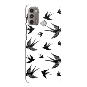 Чохол з пташками на Motorola MOTO G60 (VPrint) (Ластівки)