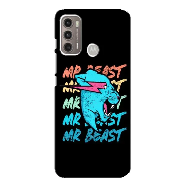Чохол з принтом «logo Mr beast» для Motorola MOTO G60