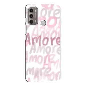 Чохол з принтом «Аморе любов» для Motorola MOTO G60