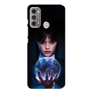 Чохол з дизайном Венздей 2 на Motorola MOTO G60 (Магічна сфера Венздей)
