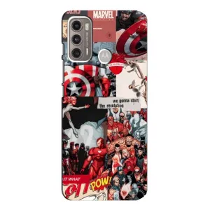 Чехол с принтом «Марвел Комикс» для Motorola MOTO G60
