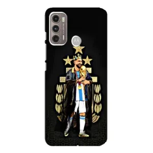 Чохли для Motorola MOTO G60 (Leo чемпіон) (AlphaPrint) (Мессі Король)