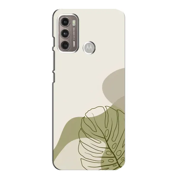 Чехол с принтом «Зеленая монстера дизайн» для Motorola MOTO G60