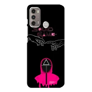 Чохол Гра в кальмара для Motorola MOTO G60 (Мінімалізм Гра кальмара)