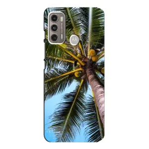 Чехол с принтом «Пальма» для Motorola MOTO G60