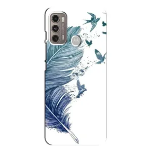 Чохол з принтом «Перо» для Motorola MOTO G60