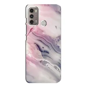 Мраморний чехол на Motorola MOTO G60 (VPrint) (Пурпурний Мрамор)