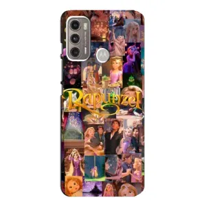 Чохол Рапунцель для Motorola MOTO G60 (Колаж Рапунцель)