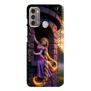 Чохол Рапунцель для Motorola MOTO G60 (Рапунцель на вежі)