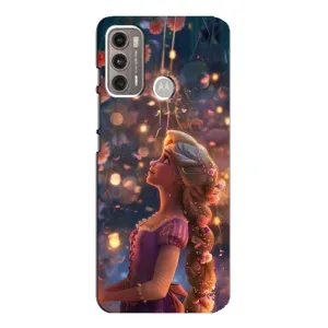 Чохол Рапунцель для Motorola MOTO G60 (Рапунцель ліхтарики)