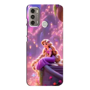 Чохол Рапунцель для Motorola MOTO G60 (Рапунцель у замку)