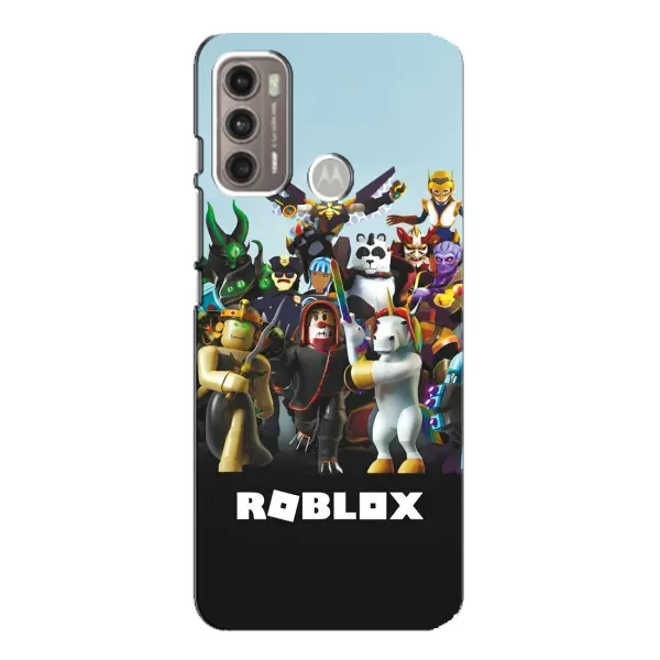 Чехол с принтом «ROBLEX» для Motorola MOTO G60
