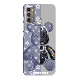 Круті Чохли Луі Віттон для Motorola MOTO G60 (AlphaPrint) (Робот Медведик)