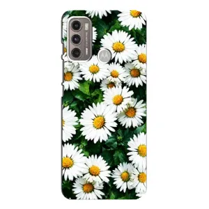 Чохол з принтом «Ромашки» для Motorola MOTO G60