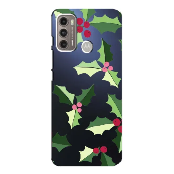 Чохол з принтом «Різдвяний фон» для Motorola MOTO G60