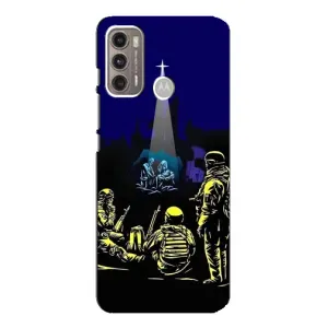 Чехол с принтом «Рождество в Украине» для Motorola MOTO G60