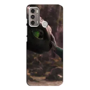 Чохол з принтом «Сцена з драконом» для Motorola MOTO G60