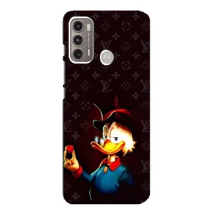 Чехли для Motorola MOTO G60 - Скрудж МакДак Louis Vuitton (PREMIUMPrint) (Скрудж з ботліантом)