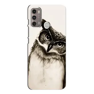 Чохол з пташками на Motorola MOTO G60 (VPrint) (Сова)