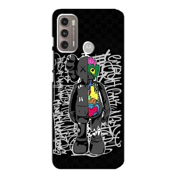 Чохол з принтом «Стиль Bearbrick» для Motorola MOTO G60