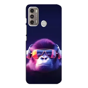 Чохол з принтом «Стильна мавпа» для Motorola MOTO G60