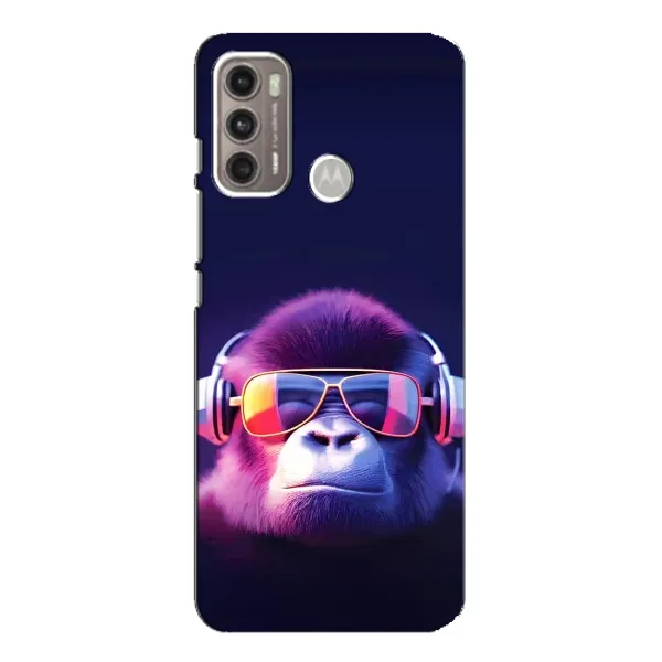 Чохол з принтом «Стильна мавпа» для Motorola MOTO G60