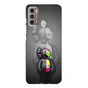Чохол з принтом «Тіло Bearbrick» для Motorola MOTO G60