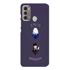 Чохли Венсдей на Motorola MOTO G60 Уенсдей (AlphaPrint) (Венздей і подруга)