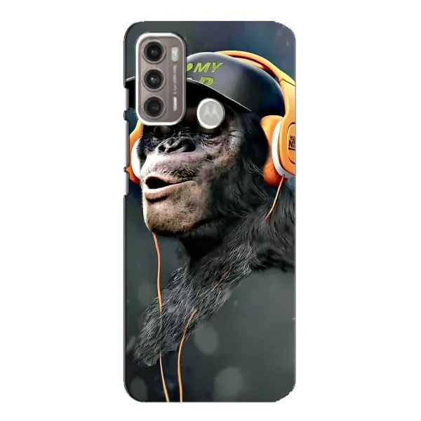 Чохол з принтом «В навушниках» для Motorola MOTO G60