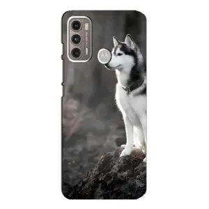 Чехол с принтом «Верный пес» для Motorola MOTO G60