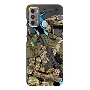 Чехлы с картинкой ЗСУ для Motorola MOTO G60 (AlphaPrint)