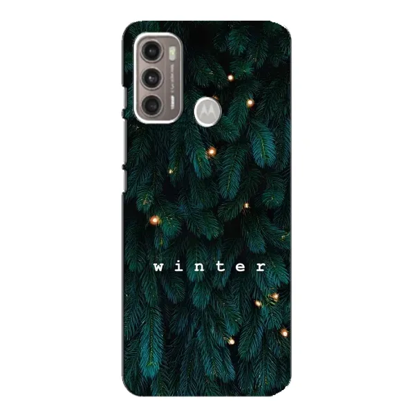 Чехол с принтом «Winter» для Motorola MOTO G60