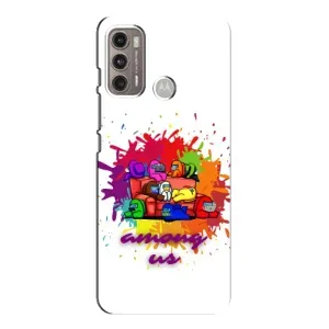 Чохли Амонг Ас для Motorola MOTO G60 (AlphaPrint) (Яскравий АмонгАс)