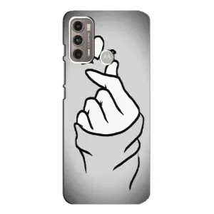 Чехол с принтом «Значок Love» для Motorola MOTO G60