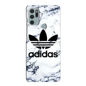 Чехлы Адидас для Motorola MOTO G60s (AlphaPrint) (Адидас на мраморе)