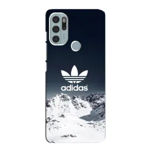 Чехлы Адидас для Motorola MOTO G60s (AlphaPrint) (Адидас в горах)