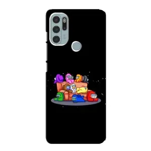 Чехол Амонг Ас для Motorola MOTO G60s (AlphaPrint) (Амонг-ас)