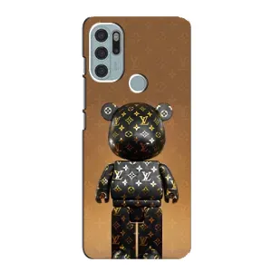 Чехлы для Motorola MOTO G60s - Bearbrick Louis Vuitton (PREMIUMPrint)