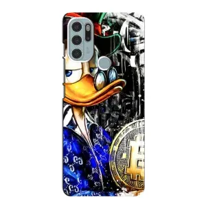 Чохол з принтом «Біткойн Скрудж» для Motorola MOTO G60s