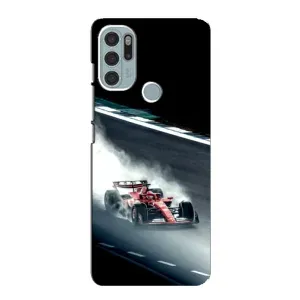 Чехол с принтом «Болид гоночный» для Motorola MOTO G60s