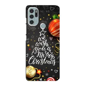 Рождественские Чехлы для Motorola MOTO G60s (VPrint) (Елочка)
