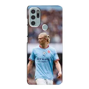Чехлы с футболистом Ерлинг Холанд для Motorola MOTO G60s (AlphaPrint) (Эрлинг Холанд)