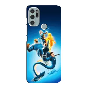 Чехол с принтом Фантастическая четверка для Motorola MOTO G60s (Герои Фантастическая Четверка)